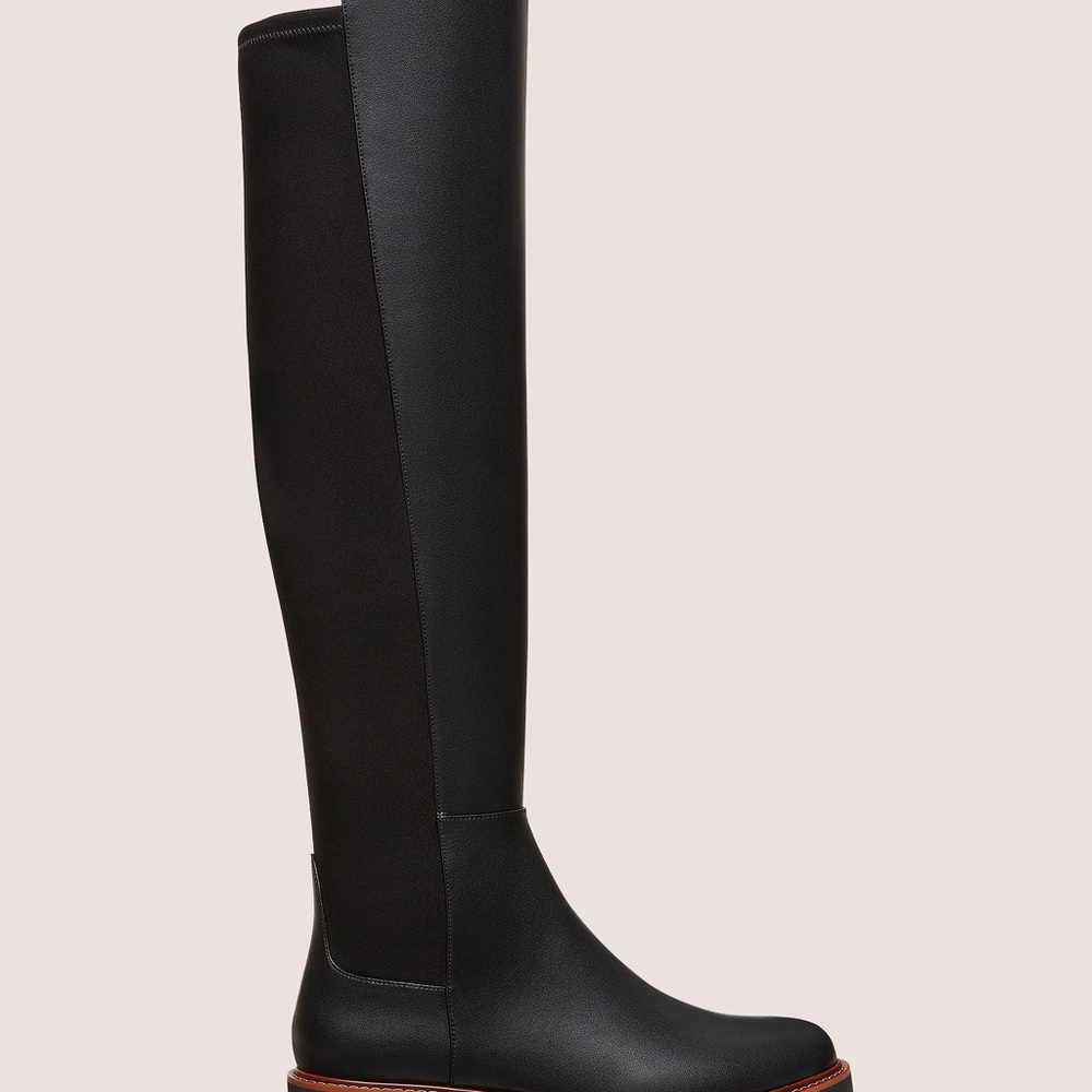 Stuart Weitzman Adrina City Black Knee-High Women's Boots